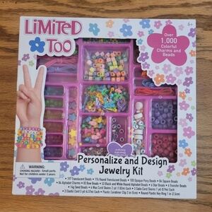 Limited Too 1000 Piece BRAND NEW Girls Jewelry Bead Kit multicolored beads/charm